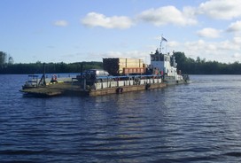 Деревенская переправа